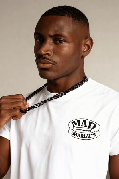 Polera Mad Charlie’s Enjoy The Madness White - MadCharlies.cl